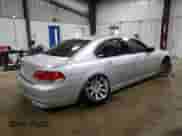 2006 BMW 7 Series 750i with VIN WBAHL83526DT07183, listed as a Copart auction lot 53257635 with 78,997 mi miles and Salvage title. Bid and sale history available at DreamBid. Image 3.