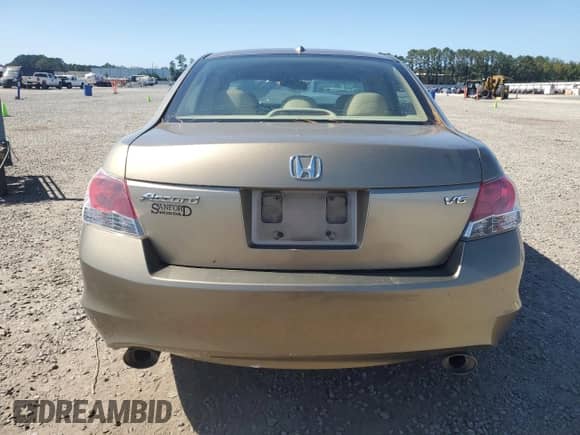 2009 Honda Accord EX-L with VIN 1HGCP368X9A027786, listed as a Copart auction lot 81861365 with 165,563 mi miles and Salvage title. Bid and sale history available at DreamBid. Image 6.