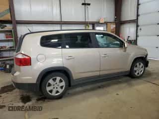 2012 Chevrolet Orlando 1LT with VIN KL77P2EM4CK576746, listed as a Copart auction lot 49421525 with 183,398 mi miles and Salvage title. Bid and sale history available at DreamBid. Image 3.