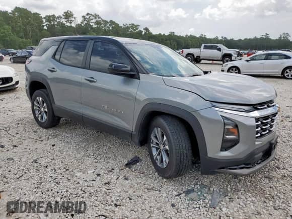 2025 Chevrolet Equinox FWD LT с VIN 3GNAXHEG5SL247211, выставлен на аукционе Copart как лот 63769955 с пробегом 4 561 миль миль и Чистый • Clean title. История ставок и продаж доступна на DreamBid. Изображение 4.