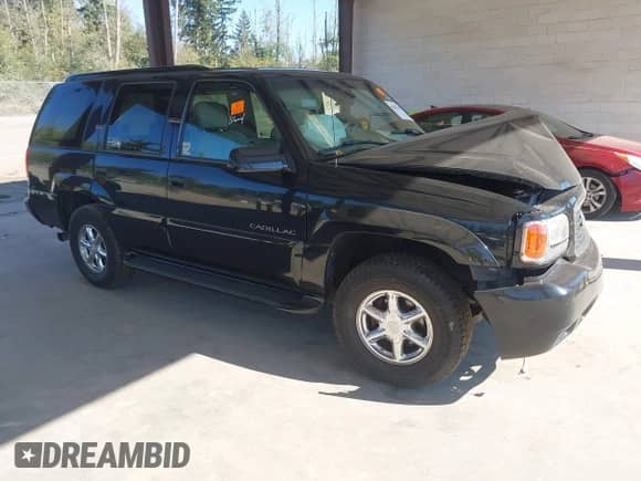 2000 Cadillac Escalade with VIN 1GYEK13R3YR113166, listed as a IAAI auction lot 42847629 with 156,127 mi miles and . Bid and sale history available at DreamBid. Image 1.