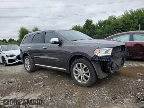2017 Dodge Durango Citadel Anodized Platinum with VIN 1C4RDJEG6HC945617, listed as a Copart auction lot 69351345 with 148,591 mi miles and Salvage title. Bid and sale history available at DreamBid. Image 4.