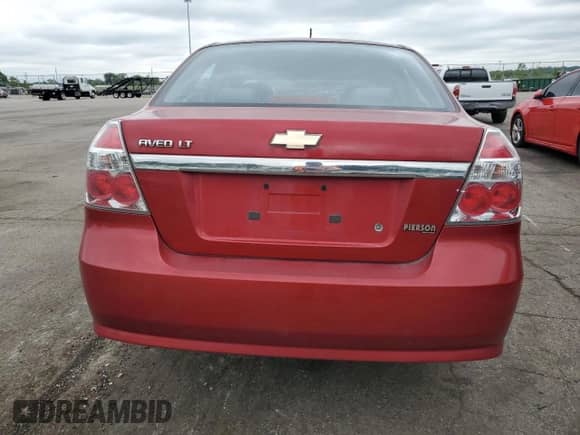 2009 Chevrolet Aveo 1LT with VIN KL1TD56E49B341296, listed as a Copart auction lot 57745645 with 44,589 mi miles and Salvage title. Bid and sale history available at DreamBid. Image 6.