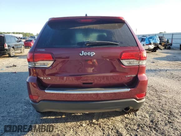 2022 Jeep Grand Cherokee Limited with VIN 1C4RJFBG3NC125159, listed as a Copart auction lot 71347395 with 38,341 mi miles and Non repairable. Bid and sale history available at DreamBid. Image 6.