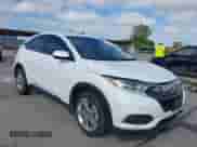 2019 Honda HR-V LX with VIN 3CZRU5H36KM704589, listed as a IAAI auction lot 43267970 with 27,229 mi miles and . Bid and sale history available at DreamBid. Image 1.