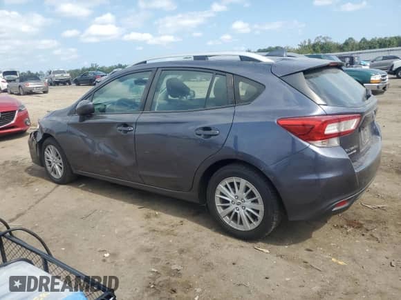 2017 Subaru Impreza Premium with VIN 4S3GTAD68H3726869, listed as a Copart auction lot 81121275 with 97,134 mi miles and Salvage title. Bid and sale history available at DreamBid. Image 2.