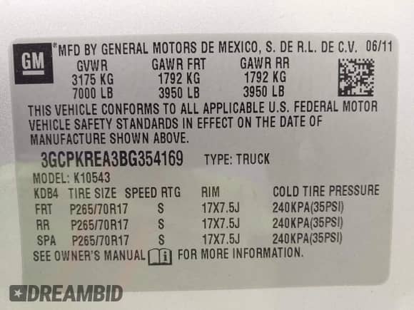 2011 Chevrolet Silverado 1500 LS z VIN 3GCPKREA3BG354169, wystawiony jako IAAI lot #42039767 z przebiegiem 158 259 mil mil oraz . Historia ofert i sprzedaży dostępna na DreamBid. Obrazek 9.