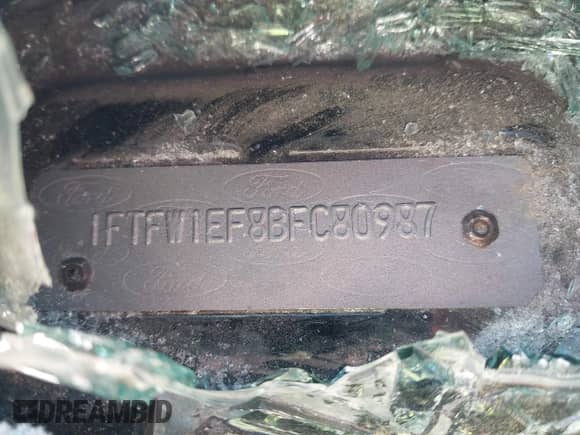 2011 Ford F-150 Lariat with VIN 1FTFW1EF8BFC80987, listed as a IAAI auction lot 43312279 with Not provided miles and . Bid and sale history available at DreamBid. Image 9.