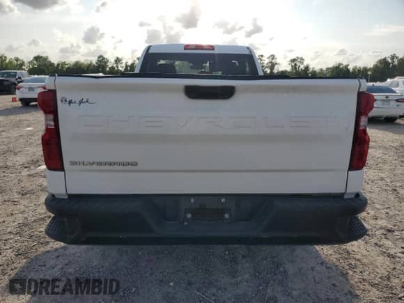 2022 Chevrolet Silverado 1500 Work Truck with VIN 3GCNAAEKXNG507171, listed as a Copart auction lot 55136725 with 102,236 mi miles and Salvage title. Bid and sale history available at DreamBid. Image 6.
