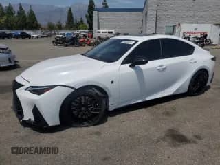 2024 Lexus IS 500 F Sport Performance z VIN JTHAP1D29R5006055, wystawiony jako Copart lot #66456854 z przebiegiem 1 341 mil mil oraz Szkoda całkowita • Salvage title. Historia ofert i sprzedaży dostępna na DreamBid. Obrazek 1.