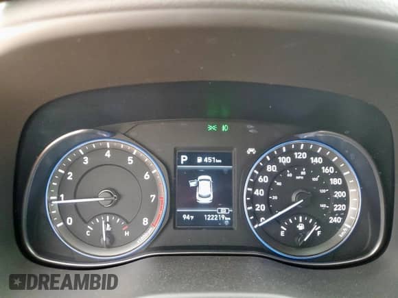 2019 Hyundai Kona SEL с VIN KM8K6CAA6KU288159, выставлен на аукционе Copart как лот 69152375 с пробегом 122 219 миль миль и Списание • Salvage title. История ставок и продаж доступна на DreamBid. Изображение 9.
