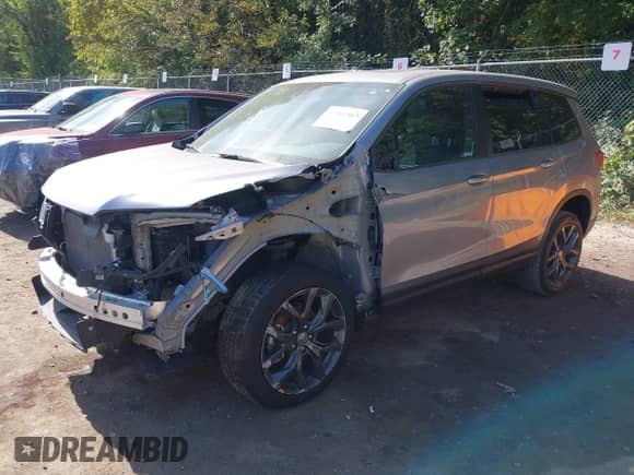 2021 Honda Passport EX-L с VIN 5FNYF8H5XMB015077, выставлен на аукционе IAAI как лот 43361563 с пробегом 31 425 миль миль и . История ставок и продаж доступна на DreamBid. Изображение 21.