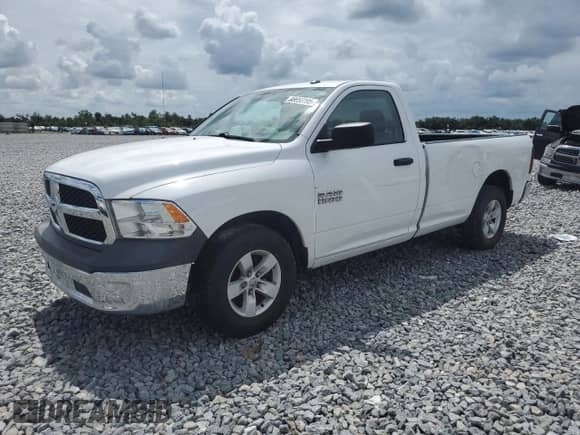 2016 Ram 1500 Tradesman with VIN 3C6JR6DG6GG343509, listed as a Copart auction lot 80655195 with 120,834 mi miles and Salvage title. Bid and sale history available at DreamBid. Image 1.