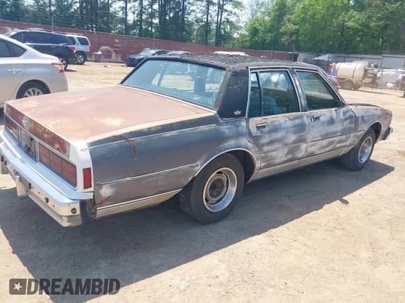 1985 Chevrolet Caprice Classic Brougham с VIN 1G1BN69Z6FY185317, выставлен на аукционе IAAI как лот 42032298 с пробегом 4 311 миль миль и . История ставок и продаж доступна на DreamBid. Изображение 4.