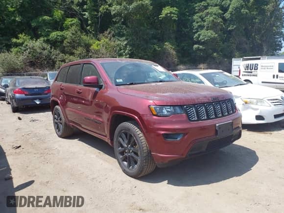 2017 Jeep Grand Cherokee Altitude with VIN 1C4RJFAG3HC727548, listed as a IAAI auction lot 42915702 with 136,551 mi miles and . Bid and sale history available at DreamBid. Image 1.