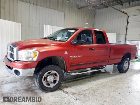 2006 Dodge 2500 SLT with VIN 1D7KS28C16J201993, listed as a Copart auction lot 71063045 with 232,545 mi miles and Clean title. Bid and sale history available at DreamBid. Image 1.