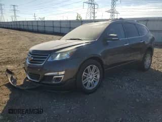2015 Chevrolet Traverse LT with VIN 1GNKVGKD5FJ340239, listed as a Copart auction lot 81843505 with 117,341 mi miles and Salvage title. Bid and sale history available at DreamBid. Image 1.