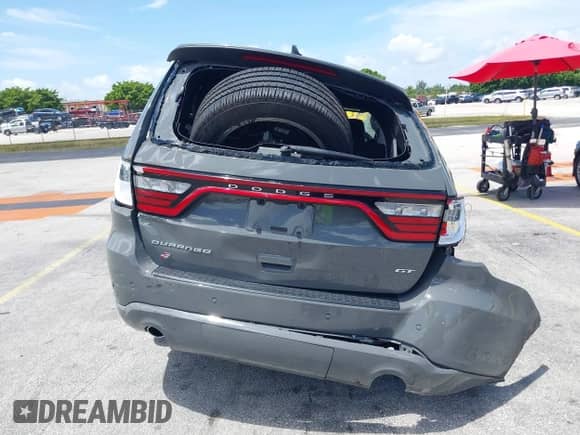 2025 Dodge Durango GT with VIN 1C4RDJDG2SC547233, listed as a IAAI auction lot 43046828 with 7,382 mi miles and . Bid and sale history available at DreamBid. Image 16.