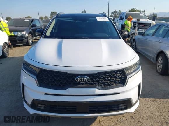 2021 Kia Sorento SX with VIN 5XYRK4LFXMG027876, listed as a IAAI auction lot 42945851 with 81,404 mi miles and . Bid and sale history available at DreamBid. Image 12.