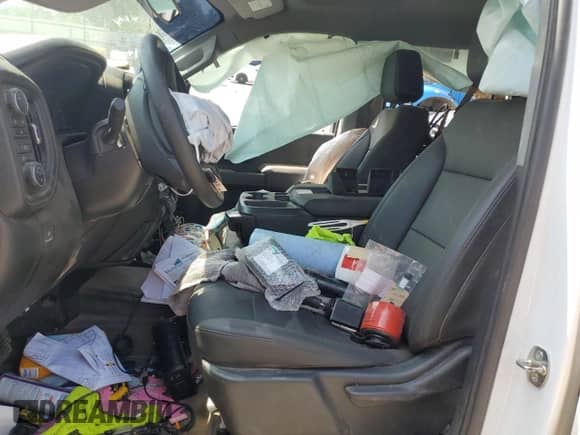 2023 Chevrolet Silverado 2500HD Work Truck with VIN 1GC1YLE71PF138657, listed as a Copart auction lot 68417804 with Not provided miles and Salvage title. Bid and sale history available at DreamBid. Image 7.