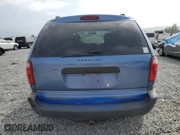 2007 Dodge Caravan SE with VIN 1D4GP25R87B170542, listed as a Copart auction lot 71558355 with 205,937 mi miles and Clean title. Bid and sale history available at DreamBid. Image 6.