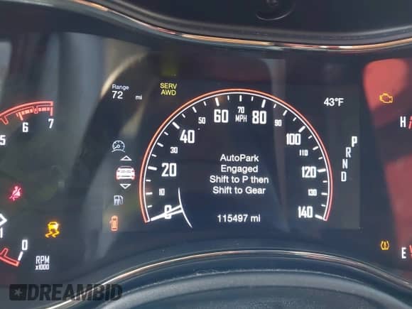 2018 Dodge Durango R/T with VIN 1C4SDJCT5JC313781, listed as a IAAI auction lot 41742403 with 115,497 mi miles and . Bid and sale history available at DreamBid. Image 7.
