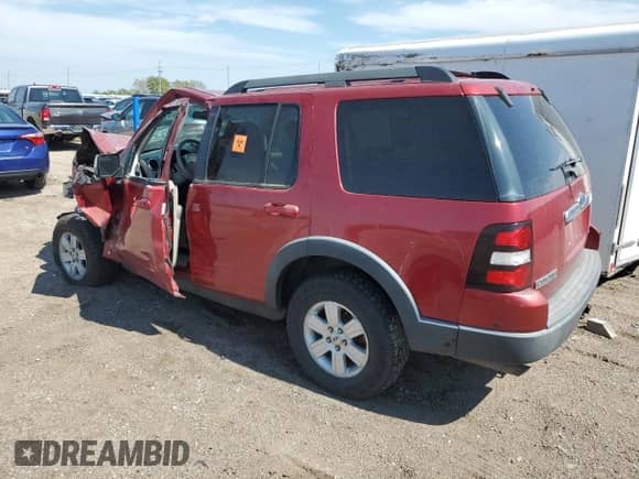 2007 Ford Explorer XLT with VIN 1FMEU73E27UB65203, listed as a Copart auction lot 80198405 with 163,679 mi miles and Salvage title. Bid and sale history available at DreamBid. Image 2.