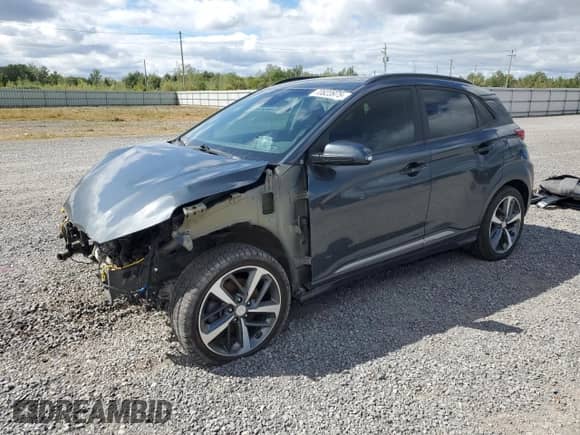 2020 Hyundai Kona Ultimate с VIN KM8K5CA59LU431581, выставлен на аукционе Copart как лот 70623975 с пробегом 105 733 миль миль и Списание • Salvage title. История ставок и продаж доступна на DreamBid. Изображение 1.