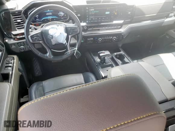 2023 Chevrolet Silverado 1500 ZR2 with VIN 3GCUDHEL2PG158482, listed as a Copart auction lot 63949245 with 55,066 mi miles and Salvage title. Bid and sale history available at DreamBid. Image 8.