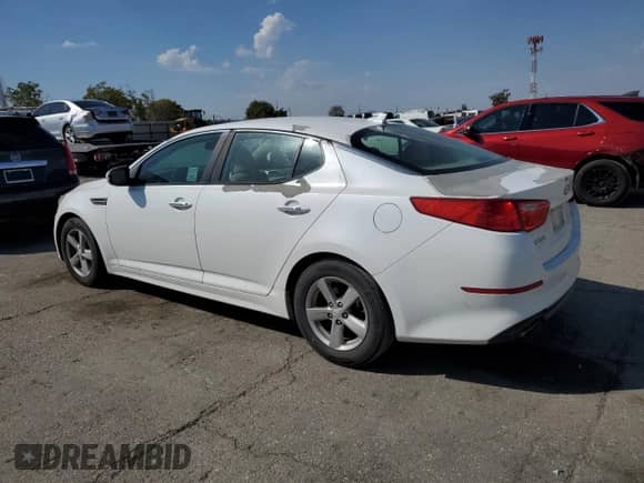 2015 Kia Optima LX with VIN 5XXGM4A75FG392390, listed as a Copart auction lot 83769585 with 145,033 mi miles and Clean title. Bid and sale history available at DreamBid. Image 2.