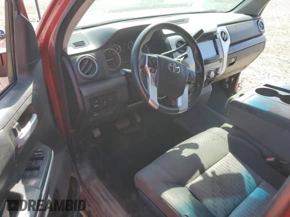 2017 Toyota Tundra SR5 with VIN 5TFRY5F19HX227557, listed as a Copart auction lot 82002155 with 127,544 mi miles and Salvage title. Bid and sale history available at DreamBid. Image 8.