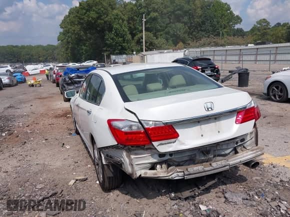 2013 Honda Accord EX-L с VIN 1HGCR2F81DA133928, выставлен на аукционе IAAI как лот 43213603 с пробегом 199 436 миль миль и . История ставок и продаж доступна на DreamBid. Изображение 3.