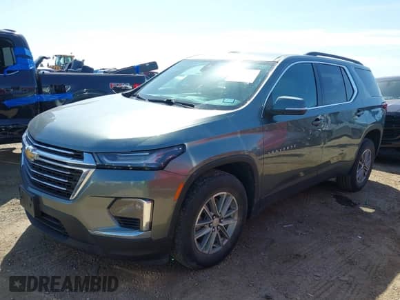 2023 Chevrolet Traverse LT Cloth with VIN 1GNERGKW5PJ181453, listed as a IAAI auction lot 42869438 with 48,393 mi miles and . Bid and sale history available at DreamBid. Image 2.