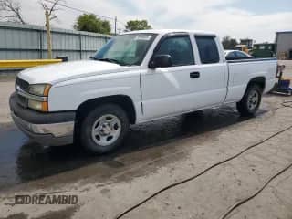 2004 Chevrolet Silverado 1500 Work Truck with VIN 1GCEC19X54Z230010, listed as a Copart auction lot 80999085 with 177,861 mi miles and Salvage title. Bid and sale history available at DreamBid. Image 1.