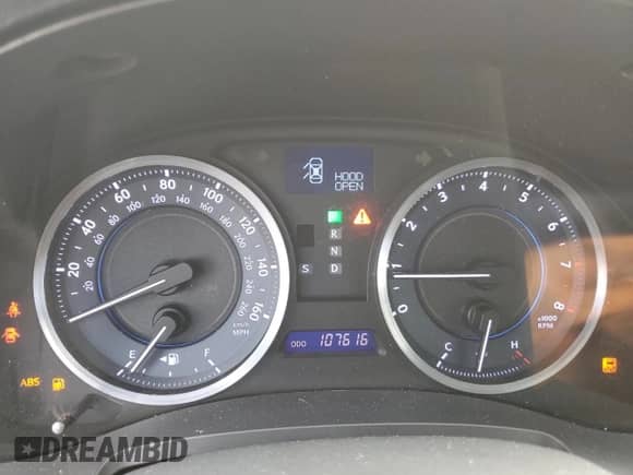 2013 Lexus IS 250 z VIN JTHCF5C29D5061814, wystawiony jako Copart lot #65894335 z przebiegiem 107 616 mil mil oraz Szkoda całkowita • Salvage title. Historia ofert i sprzedaży dostępna na DreamBid. Obrazek 9.