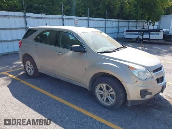 2011 Chevrolet Equinox LS with VIN 2CNFLCEC1B6377013, listed as a IAAI auction lot 43190556 with 98,770 mi miles and . Bid and sale history available at DreamBid. Image 1.