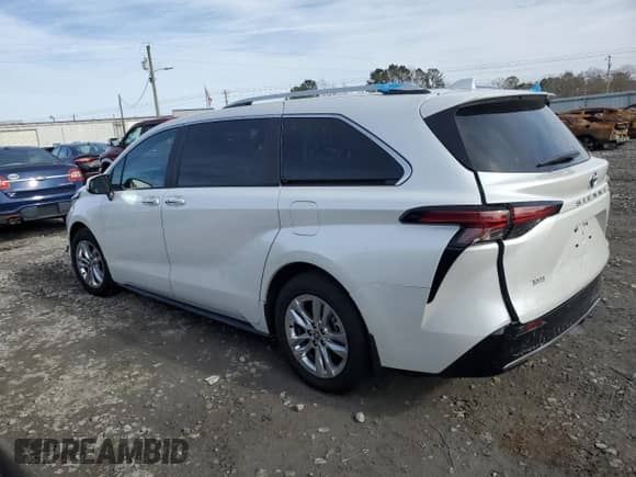 2024 Toyota Sienna Limited с VIN 5TDZRKEC4RS204631, выставлен на аукционе Copart как лот 88879235 с пробегом 5 734 миль миль и Списание • Salvage title. История ставок и продаж доступна на DreamBid. Изображение 2.