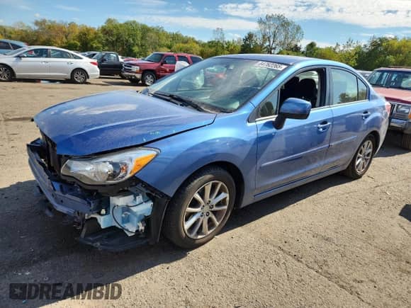 2014 Subaru Impreza Premium с VIN JF1GJAC67EH007429, выставлен на аукционе Copart как лот 84762265 с пробегом 100 589 миль миль и Списание • Salvage title. История ставок и продаж доступна на DreamBid. Изображение 1.