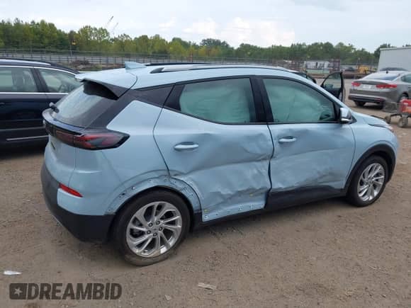 2023 Chevrolet Bolt EUV LT with VIN 1G1FY6S03P4165734, listed as a IAAI auction lot 43105343 with 11,625 mi miles and . Bid and sale history available at DreamBid. Image 13.