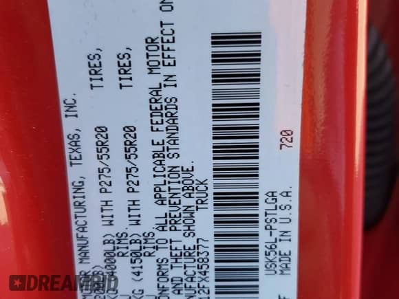 2015 Toyota Tundra Limited z VIN 5TFHW5F12FX458377, wystawiony jako Copart lot #85580345 z przebiegiem 116 352 mil mil oraz Szkoda całkowita • Salvage title. Historia ofert i sprzedaży dostępna na DreamBid. Obrazek 12.