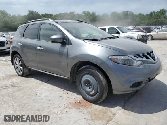 2014 Nissan Murano S with VIN JN8AZ1MW9EW508426, listed as a Copart auction lot 57037275 with Not provided miles and Clean title. Bid and sale history available at DreamBid. Image 4.