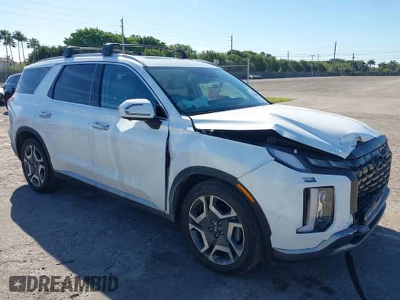 2023 Hyundai Palisade SEL с VIN KM8R44GE6PU519606, выставлен на аукционе IAAI как лот 41744800 с пробегом 22 551 миль миль и . История ставок и продаж доступна на DreamBid. Изображение 1.