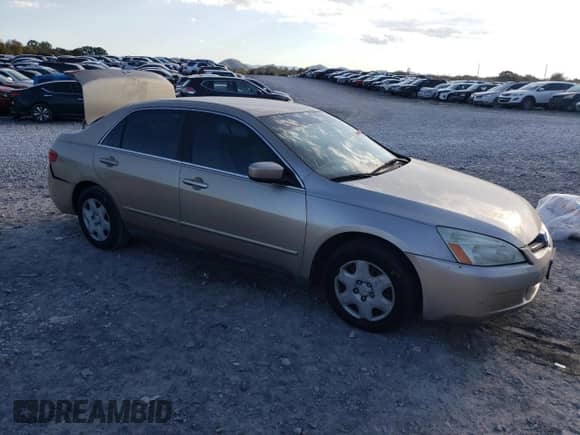 2005 Honda Accord LX with VIN 1HGCM56455A106388, listed as a Copart auction lot 82691825 with 142,834 mi miles and Salvage title. Bid and sale history available at DreamBid. Image 4.