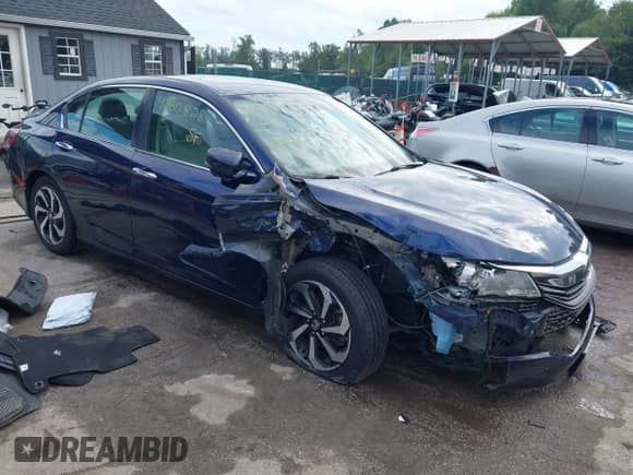 2016 Honda Accord EX-L z VIN 1HGCR2F90GA180963, wystawiony jako IAAI lot #43308284 z przebiegiem 109 011 mil mil oraz . Historia ofert i sprzedaży dostępna na DreamBid. Obrazek 1.