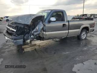 1999 Chevrolet Silverado 1500 LT with VIN 1GCEK14TXXE100484, listed as a Copart auction lot 71162965 with Not provided miles and Salvage title. Bid and sale history available at DreamBid. Image 1.