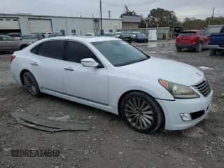 2015 Hyundai Equus Ultimate with VIN KMHGH4JH3FU099414, listed as a Copart auction lot 83268144 with 133,560 mi miles and Salvage title. Bid and sale history available at DreamBid. Image 4.