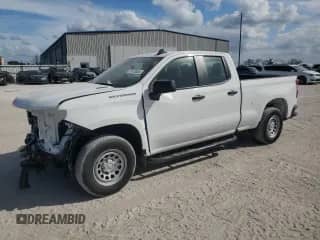 2024 Chevrolet Silverado 1500 Work Truck with VIN 1GCRAAEK6RZ357356, listed as a Copart auction lot 76110584 with 362 mi miles and Non repairable. Bid and sale history available at DreamBid. Image 1.