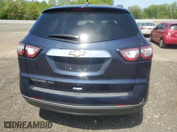 2017 Chevrolet Traverse LS with VIN 1GNKVFED1HJ259375, listed as a Copart auction lot 55119495 with 88,991 mi miles and Salvage title. Bid and sale history available at DreamBid. Image 6.