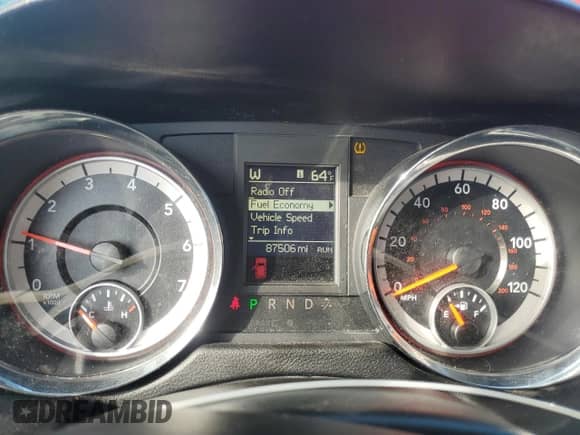2012 Dodge Grand Caravan Crew with VIN 2C4RDGDG4CR404103, listed as a Copart auction lot 85336735 with 87,506 mi miles and Salvage title. Bid and sale history available at DreamBid. Image 9.