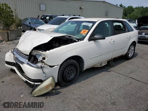 2005 Chevrolet Malibu Maxx LS z VIN 1G1ZT648X5F183549, wystawiony jako Copart lot #67446624 z przebiegiem Nie podano mil oraz Szkoda całkowita • Salvage title. Historia ofert i sprzedaży dostępna na DreamBid. Obrazek 1.